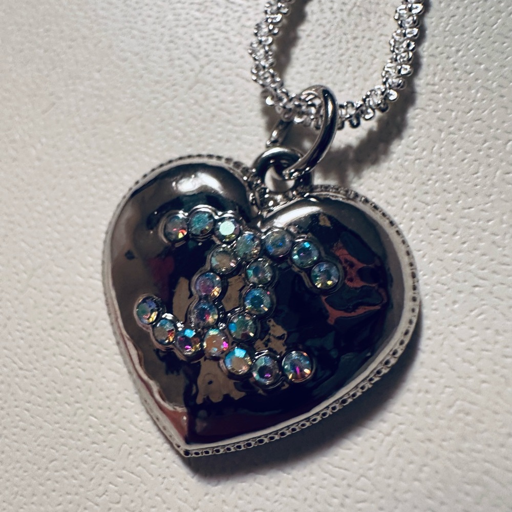 Silver Heart Pendant Necklace